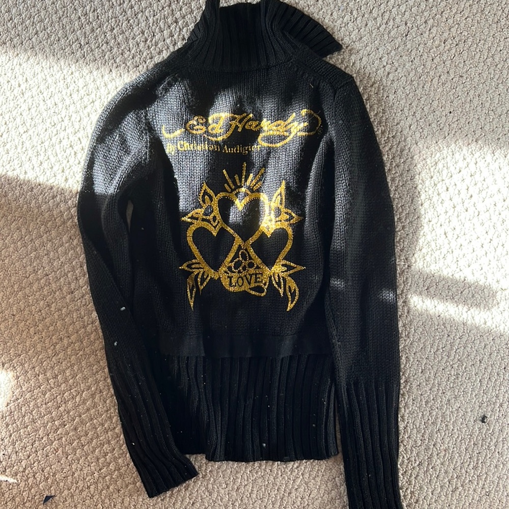 vintage rare ed hardy sweater
